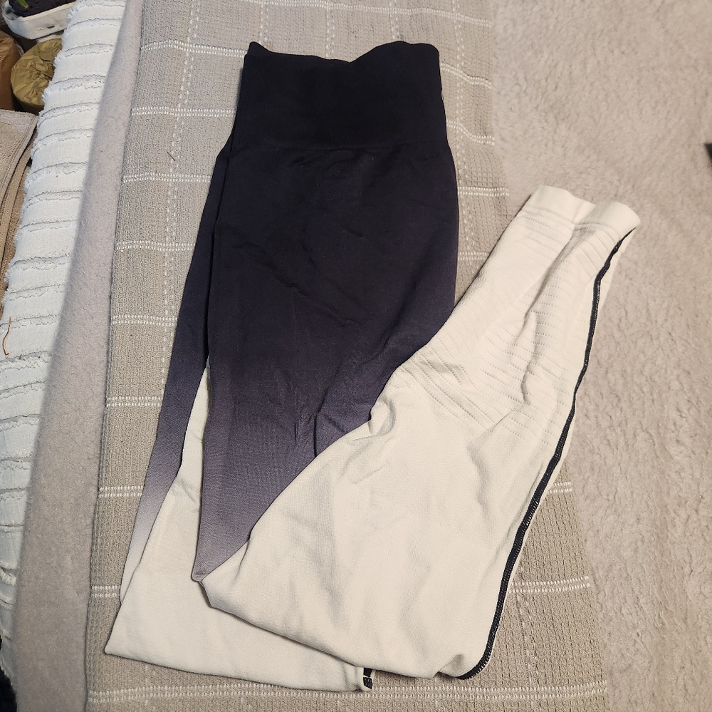2 Pairs Of Zyia Activewear Leggings Size XL